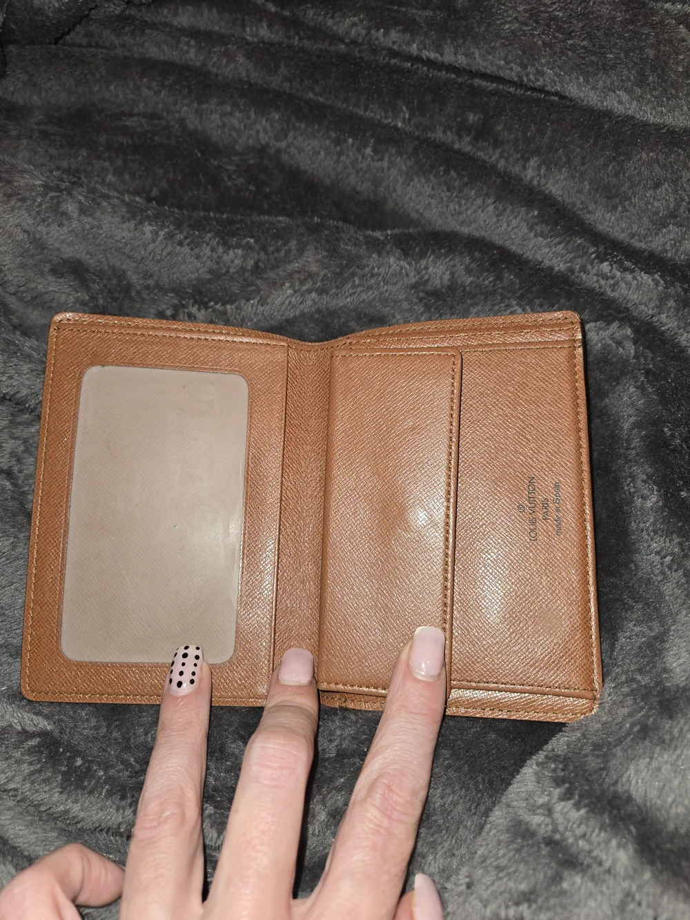 Louis Vuitton Brown and Gold Monogram Passport Sleeve